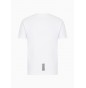 T-shirt scollo a V m.corta logo basic stretch jersey TRAIN CORE