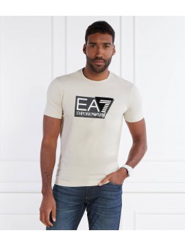 T-shirt girocollo m.corta logo EA7 TRAIN VISIBILITY