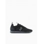 Sneaker mesh logo EA7 BLACK & WHITE CORDURA